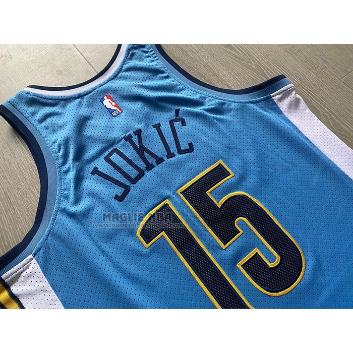 Maglia
 Nikola Jokic NO 15 Denver Nuggets Mitchell & Ness 2016-17 Blu
